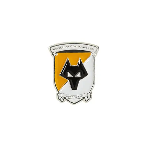 Wolverhampton Wanderers Store | Shop Official 1988 – 1993 Enamel Crest Pin Badge Wolves Gear